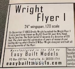 Display model Easy Built WRIGHT FLYER 1, L/C specification, Wing length 24 JP