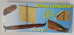 Dusek D005 Viking Longship Plank-On-Frame Wood Ship Model Kit 135 Scale