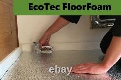 EcoTec FloorFoam 30m² Insulation Kit For use under Carpets, Wood, Laminate