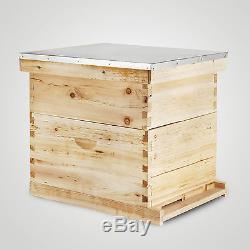 Essentials Complete 20 Frame Double Level Bee Hive Starter Kit Start Beekeeping
