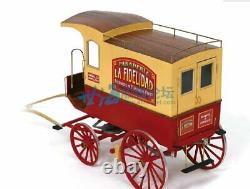 European Commercial carriage Barcelona Scale 110 9.8 Wood Model kit