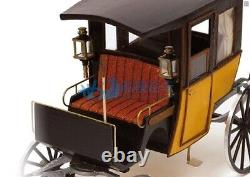 European carriage TAXI Barcelona Scale 1/10 7.8 Wood Model kit