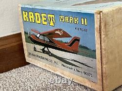 Excellent New Sig Kadet Mark II RC Trainer Airplane Balsa Wood Kit #49
