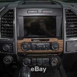 F150 Interior Decoration Trim Kit Accessories for Ford F150 2015-2019 Wood Grain