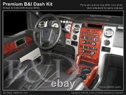 FORD F150 WOOD DASH KIT Fits BUCKET SEATS & models without navigation