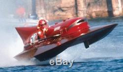 Ferrari Hydroplane Scale 1/10 31.4 TED Wood Model Boat Kit Equipped With Motor