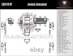 Fits Dodge Durango 2008-2009 No Navigation Large Wood Dash Trim Kit