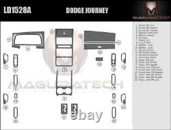 Fits Dodge Journey 2009-2010 Large Wood Dash Trim Kit