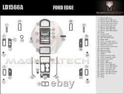 Fits Ford Edge 2009-2010 WithDigital Controls Large Wood Dash Trim Kit