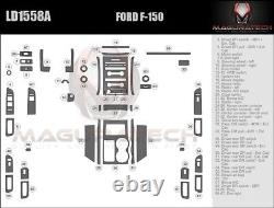 Fits Ford F150 2009-2012 WithBucket Seats & No Navigation Large Wood Dash Trim Kit