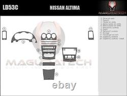 Fits Nissan Altima 4DR 2007-2009 NO Navigation Basic Wood Dash Trim Kit