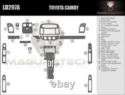 Fits Toyota Camry 2002-2004 NO Navigation Large Premium Wood Dash Trim Kit