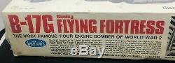 Guillows #2002 B-17G Flying Fortress Balsa wood Airplane model Kit new in box