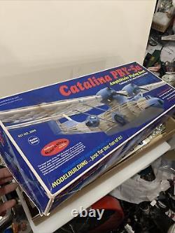 Guillows #2004 PBY-5A Catalina Balsa wood Airplane Kit. 99% New