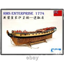 HMS Enterprise Scale 1/48 840 mm 33 Wood Ship Model Kit Complete Set