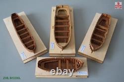 HMS Surprise Scale 1/48 56.9 Wood Model Ship Kit with 4 lifeboat sailboat