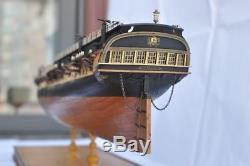 HMS Surprise Scale 1/75 925mm 36.4'' Wooden Model Ship Kit Model Sailboat