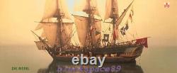 HMS Surprise Scale 1/75 925mm 36.4'' Wooden Model Ship Kit with 4 lifeboat