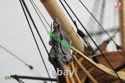 HMS Surprise Scale 1/75 925mm 36.4'' Wooden Model Ship Kit with 4 lifeboat
