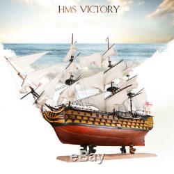 HMS Victory 21'' Wooden Sailing Boat Model DIY Kit Ship Assembly Decoration Gift