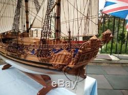HMY Royal Caroline 1749 Scale 1/50 33 Pear wood Carving pieces Wood Ship kit