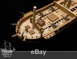 HOBBY DIY USS Hannah Armed vessel POF Scale 1/48 25.3 643mm wood model ship kit