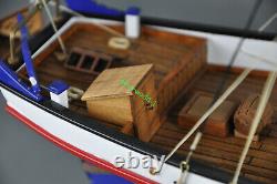 HOBBY Sweden Yacht Sailboat Scale 150 640mm 25 Wooden Boat Model kit Yuanqing