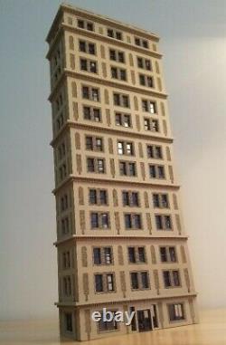 HO scale 1/87 12 story High Rise Hotel Kit