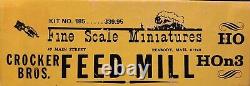Ho Fine Scale Miniatures Fsm #185 Crocker Bros. Feed MILL Kit