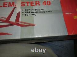 Hobby Lobby Telemaster 40 Rc Airplane Balsa Vintage Model Kit 73 Wingspan R/c