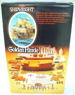 Hornby Shipwright GOLDEN HINDE GALLEON HISTORIC BATTLE SHIP Wood Model Kit MB`76