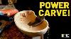 How To Power Carve Wood