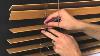 How To Restring A Horizontal Wood Blind