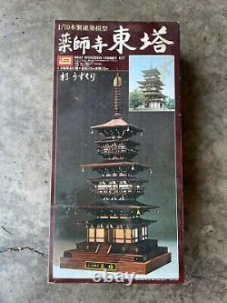 IMAI vintage wood Japanese tower temple model kit 1/70 new old stock