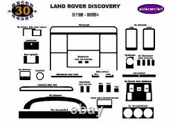 Interior Dash Trim Kit 3M 3D 30-Parts Burl Wood LAND ROVER DISCOVERY 1990-99