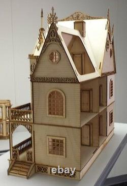 Jasmine Gothic Victorian Dollhouse Half inch scale Kit