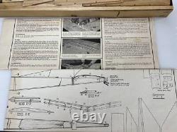 Jt2307 German Made Graupner Beginner Glider Balsa Wood Kit Need Repair