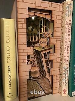 Knockturn Alley Book Nook Complete Kit, No Tools Required, With Lights