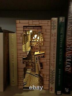 Knockturn Alley Book Nook Complete Kit, No Tools Required, With Lights