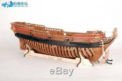 La Belle 1684 Scale 148 450mm 17.7 Full Ribs Wood Model Ship Kit Sailboat