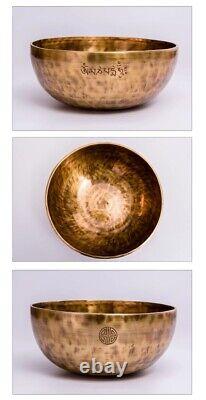 Large Tibetan Singing Bowl, Buddhist Monk Bowl, Healing Crucible, Decorative