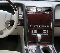 Lincoln Navigator Fit 2003 2004 New Interior Set Burl Wood Dash Trim Kit