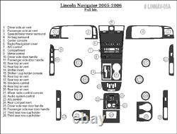 Lincoln Navigator Fit 2005 2006 New Interior Set Burl Wood Dash Trim Kit