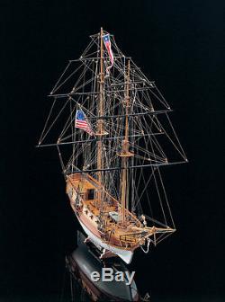 MAMOLI Blue Shadow, Revolutionary War Brigantine wood ship kit 27 model NEW