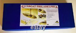 MODEL SHIPWAYS Gunboat Philadelphia wood boat ship model kit NEW