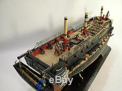 MODEL SHIPWAYS US Frigate Essex admiralty wood ship model kit NEW planked