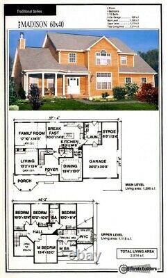 Madison Abode 60x40 Customizable Shell Kit Home, delivered ready to build