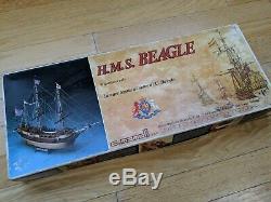 Mamoli MV20 HMS Beagle 164 Scale Wood Hull Ship Model Kit NEW