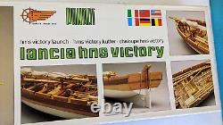 Mantua Panart Lancia HMS Victory Wood Boat Model Kit 116 New in Box