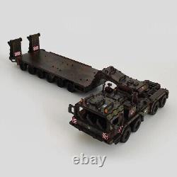 Mechanical Wooden 3D Puzzle Model Kit Tank tractor with trawl War in Ukraine